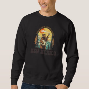 Sudadera La hierba es azul en Nuevo México Vintage Oso Banj