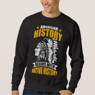 Sudadera La historia de los indios nativos estadounidenses