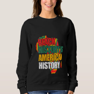 Sudadera La historia negra de las mujeres es igualdad de hi
