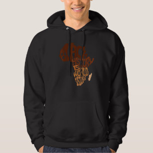Sudadera La historia negra es historia mundial África Map M