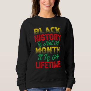 Sudadera La historia negra no es un mes