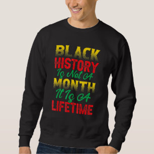 Sudadera La historia negra no es un mes