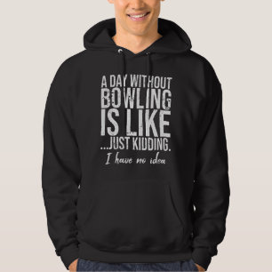 Sudadera La idea del regalo deportivo divertido de bolos