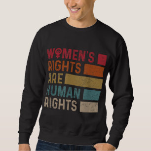 Sudadera La igualdad de derechos de las mujeres feministas