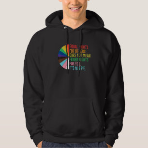 Sudadera La Igualdad de Derechos Para Otros No Significa Me