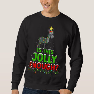 Sudadera La iluminación navideña es un Navidad de mula bast