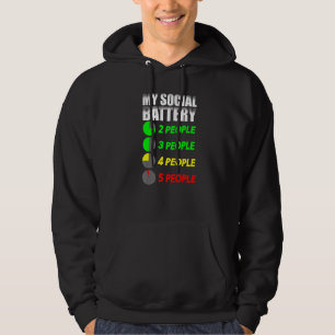 Sudadera La introducción de la gracia de mi batería social