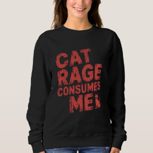 Sudadera La ira de gato me consume