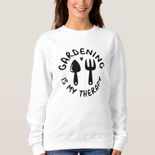 Sudadera La jardinería es mi terapia