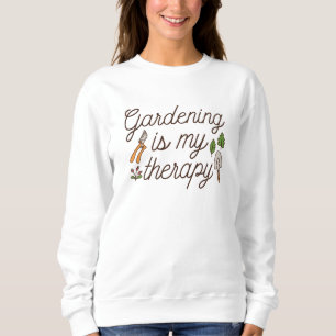 Sudadera La jardinería es mi terapia