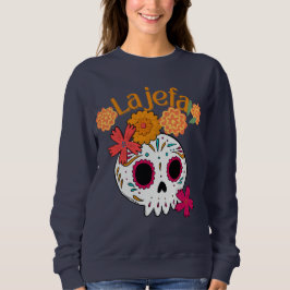 Sudadera La jefa dio de los muertos