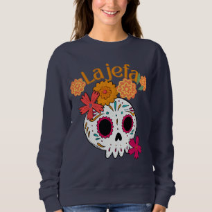 Sudadera La jefa dio de los muertos
