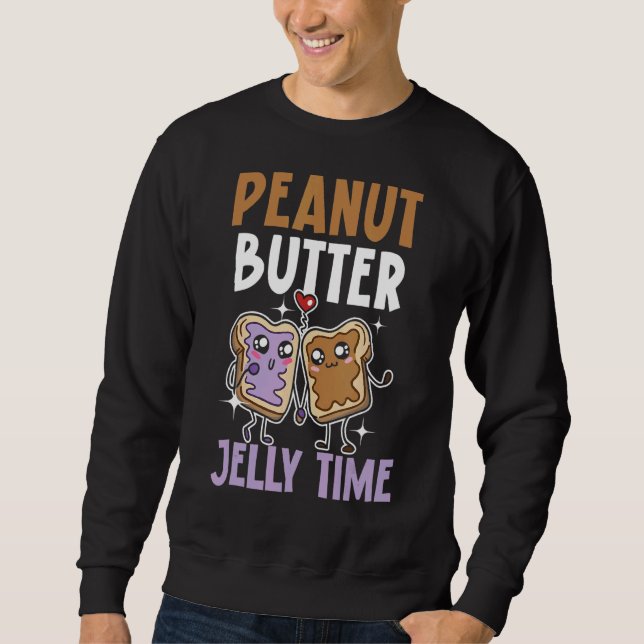 Sudadera La Jelly de mantequilla de cacahuete Deliciosa Com (Anverso)