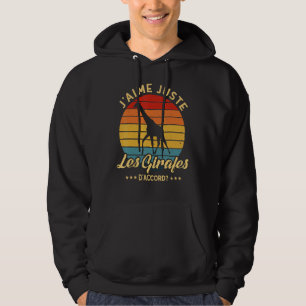 Sudadera La jirafa de Safari que amo a las jirafas