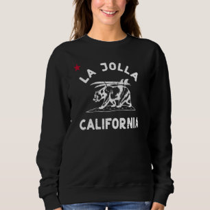 Sudadera La Jolla California Bandera Beach Bear Surf Ca Vin