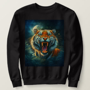 Sudadera La jungla iluminada por la luna del tigre