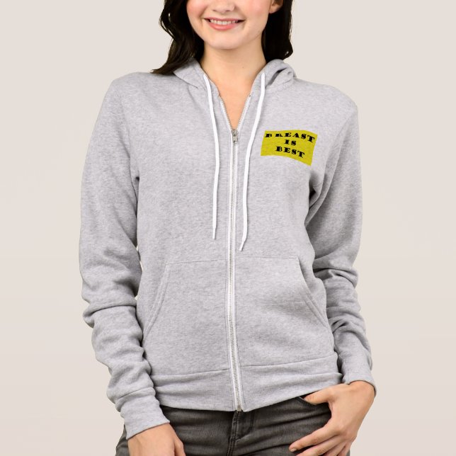 Sudadera La lactancia materna es lo mejor (Anverso)