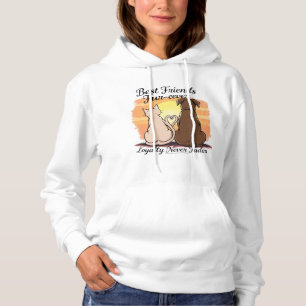 Sudadera La lealtad de los mejores amigos nunca desaparece 