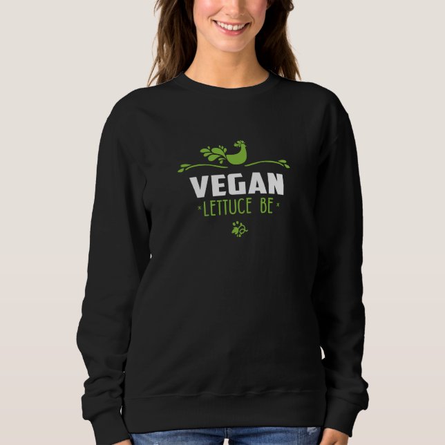 Sudadera La lechuga del vegano sea (Anverso)