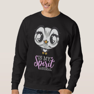 Sudadera La Lechuza Es Mi Animal Espiritual Que Yo Dejo.