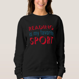 Sudadera La lectura de libros es mi lectura deportiva favor