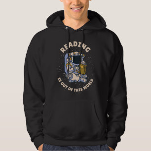 Sudadera La lectura está fuera de este mundo