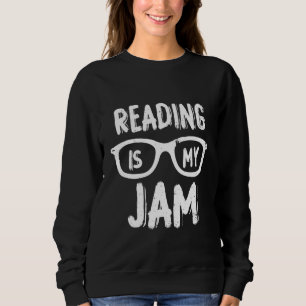 Sudadera La lectura masculina es mi biblioteca de Jam Hallo