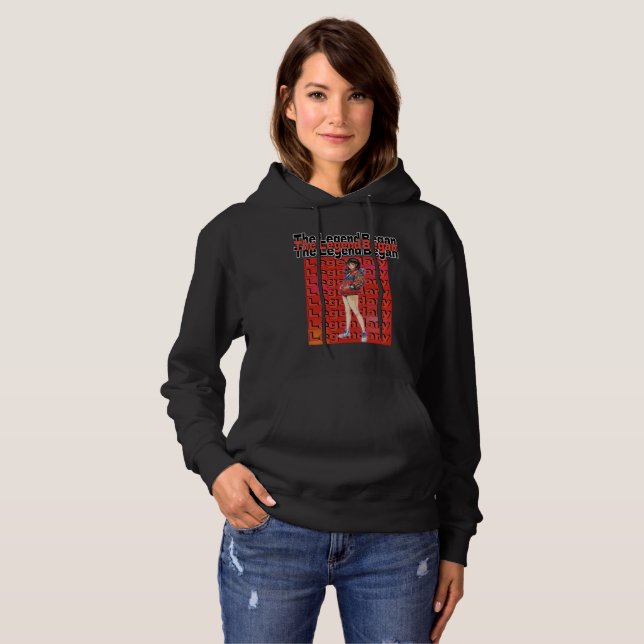 Sudadera La leyenda comenzó  (Anverso completo)