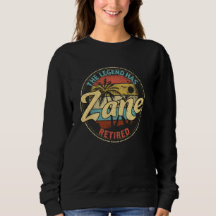 Sudadera La leyenda de Zane se ha retirado de la jubilación