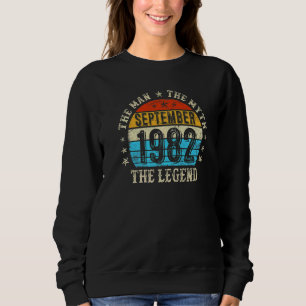 Sudadera La leyenda del mito del hombre de 40 años septiemb