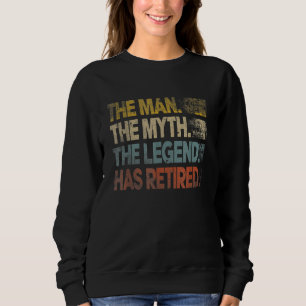 Sudadera La leyenda del mito del hombre ha retirado al abue