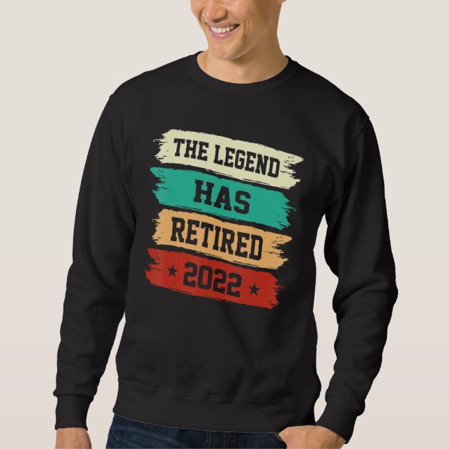 Sudadera La leyenda se ha retirado 2022 (Anverso)