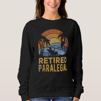 Sudadera La leyenda se ha retirado asistente legal