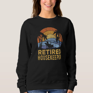 Sudadera La leyenda tiene ama de casa retirada  