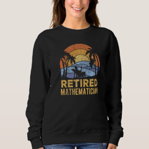 Sudadera La leyenda tiene matemático retirado
