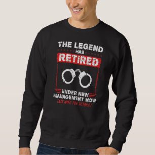 Sudadera La leyenda tiene sentencia de oficiales correccion