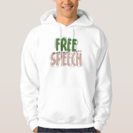 Sudadera La libertad de expresión es un derecho humano