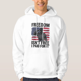 Sudadera La Libertad No Es Gratuita La Pagué Veterano Milit