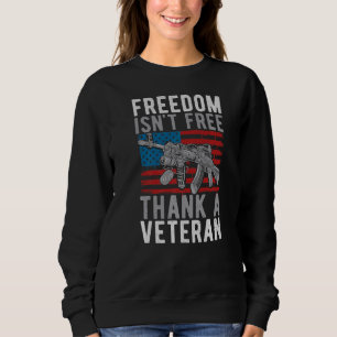 Sudadera La libertad no es libre gracias a un veterano orgu