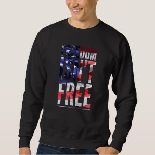Sudadera La Libertad No Es Pro Del Día De Los Veteranos Lib