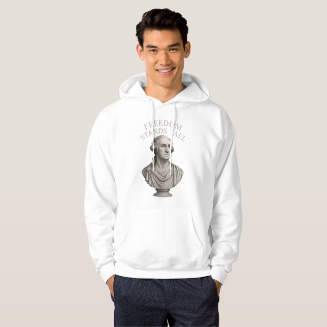 Sudadera La Libertad se Yergue – Dignidad Eterna (Anverso completo)