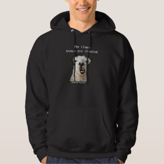Sudadera La llama sabe que usted engañó