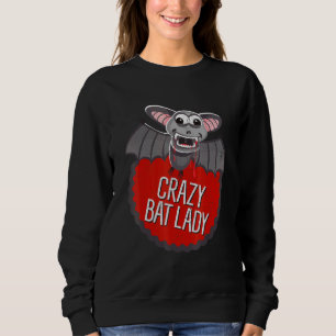 Sudadera La loca dama de los murciélagos se mete con los mu