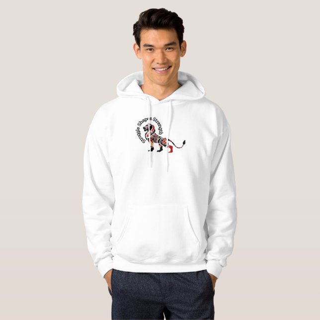 Sudadera La lucha forja la fuerza (Anverso completo)