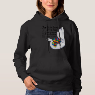 Sudadera La Madre Del Autismo Elefante Y Ella Se Amó A Sí M