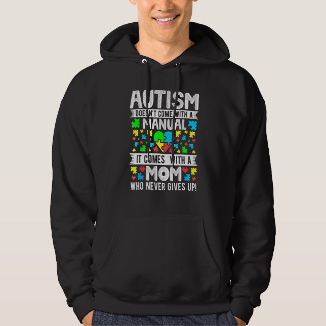 Sudadera La Madre Del Autismo Nunca Concientiza A Mama Insp (Anverso)