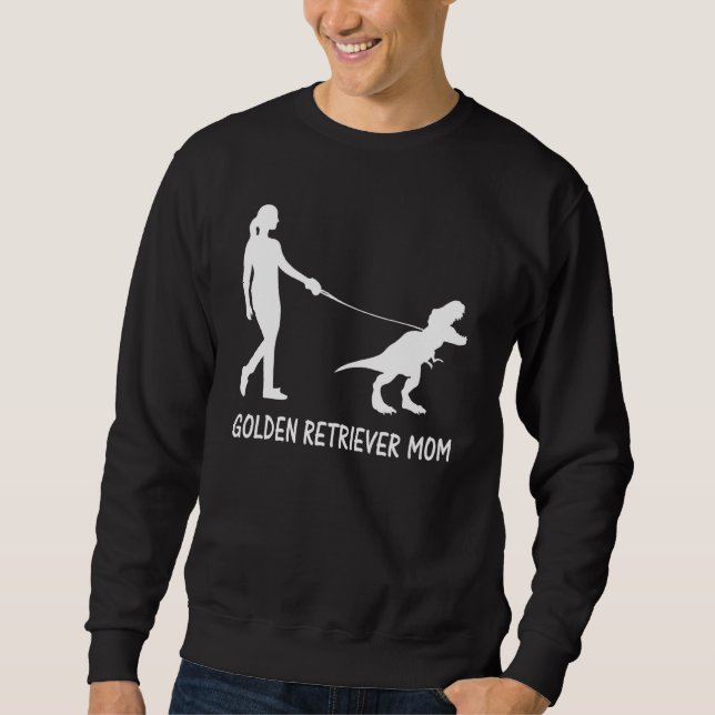 Sudadera La madre del perro mamá de los dinosaurios (Anverso)