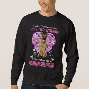 Sudadera La madre del perro pastor alemán, feliz día de la 