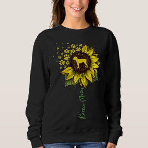 Sudadera La madre del perro Rottweiler del girasol de la ma