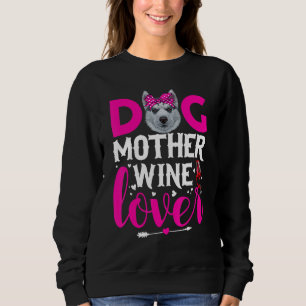 Sudadera La madre del perro, Siberian Husky, el día de la m
